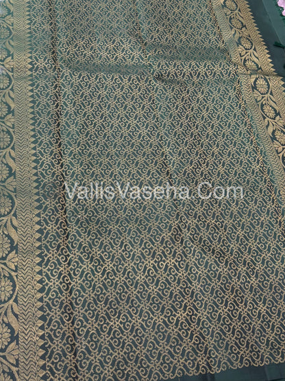 Half Mix - Pure Soft Silk Saree - VVPSS075
