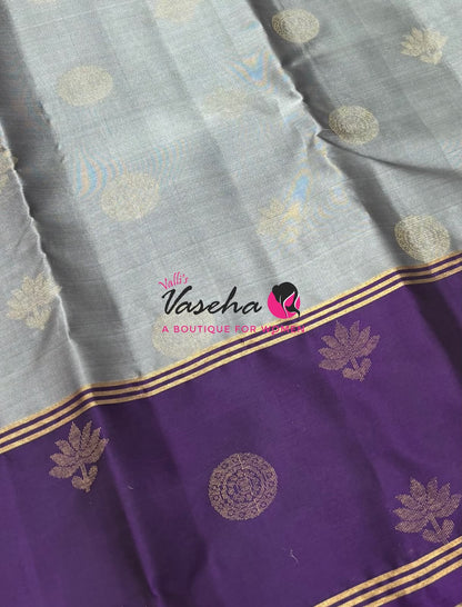 Half Mix - Pure Soft Silk Saree - Retta Petta Border - VVPSS154