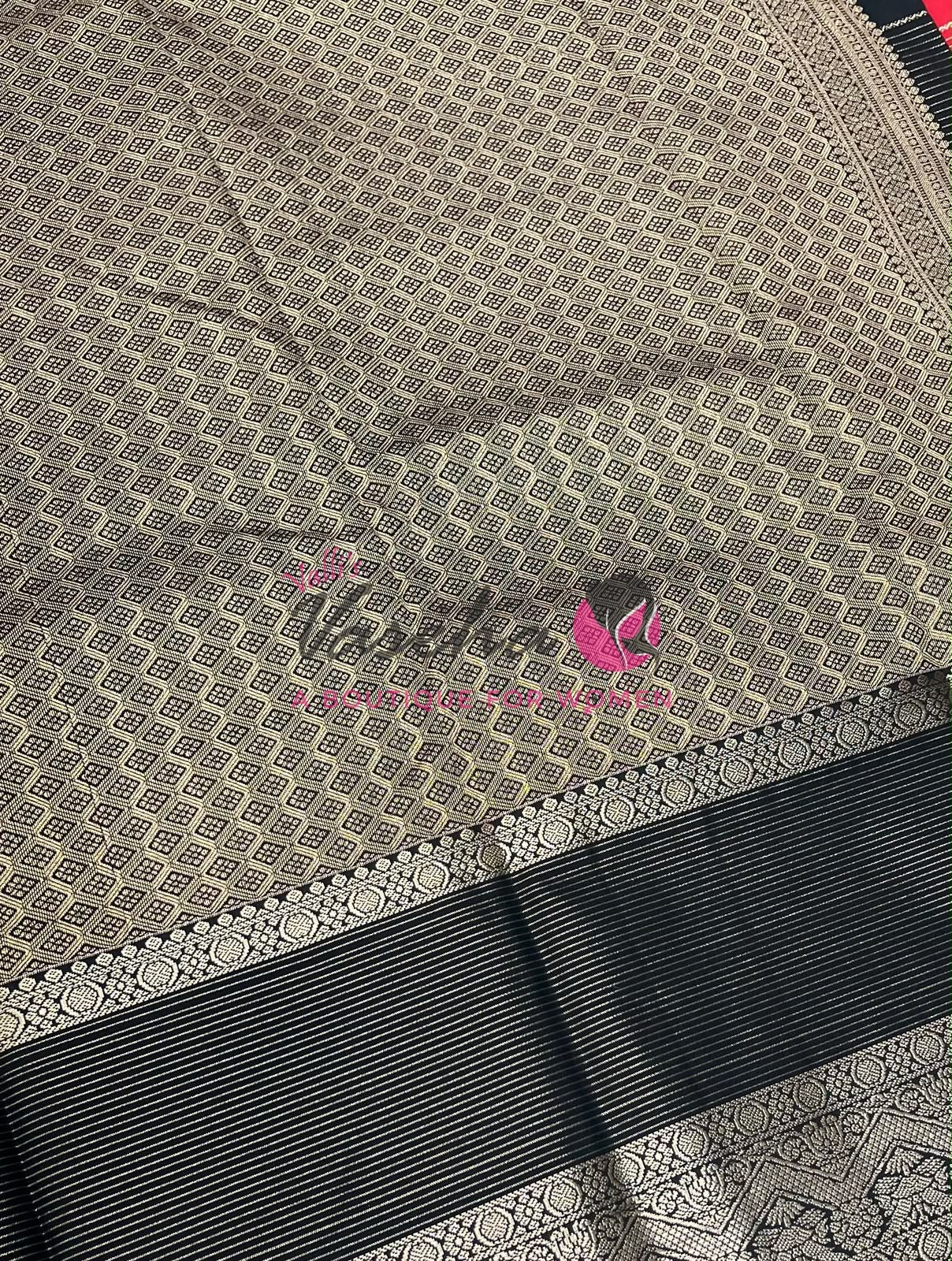Semi Bridal Kanchi Silk  - Korvai - Premium- VVSKS008