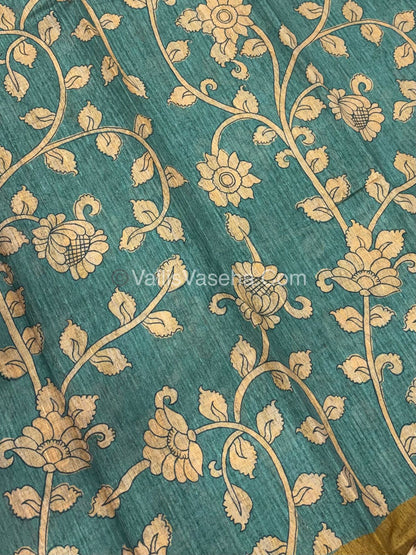 Semi Tussar Silk Saree |VVSTS048