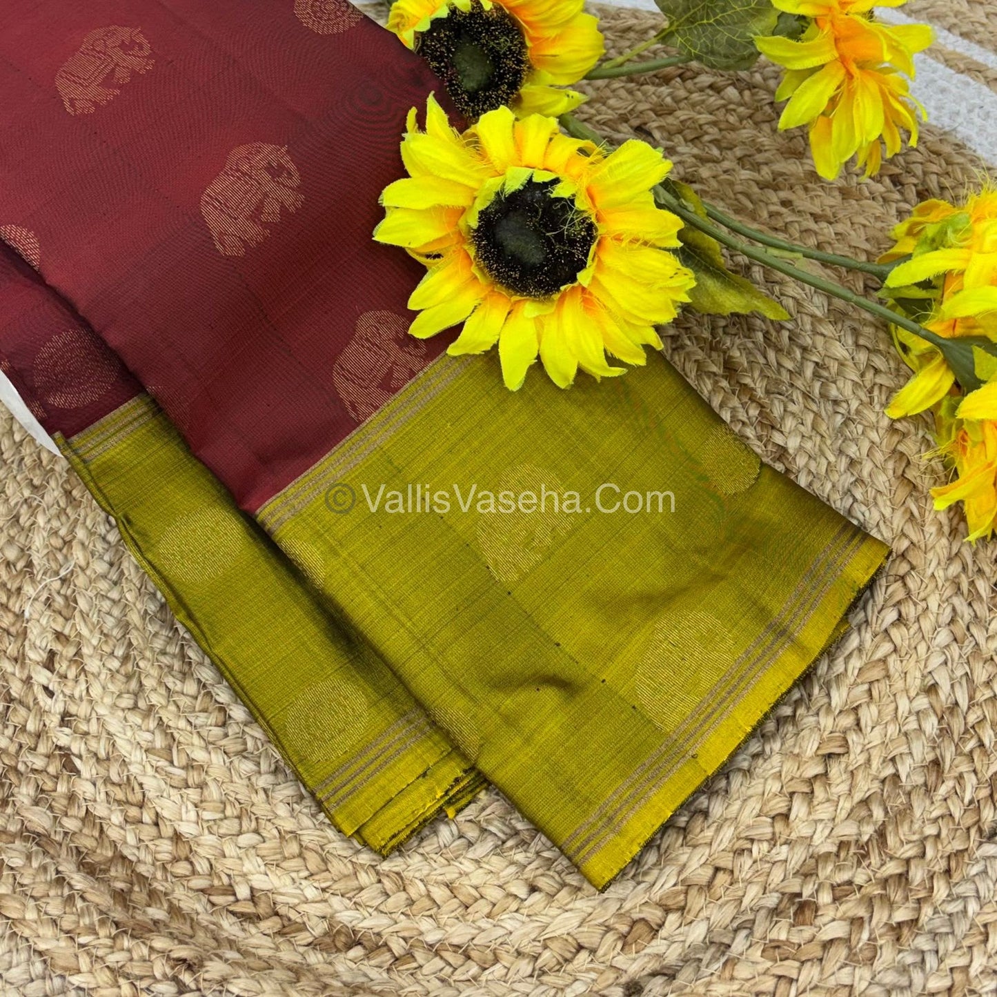 Half Mix - Pure Soft Silk Saree - Long Retta Petta Border with Butta - VVPSS076