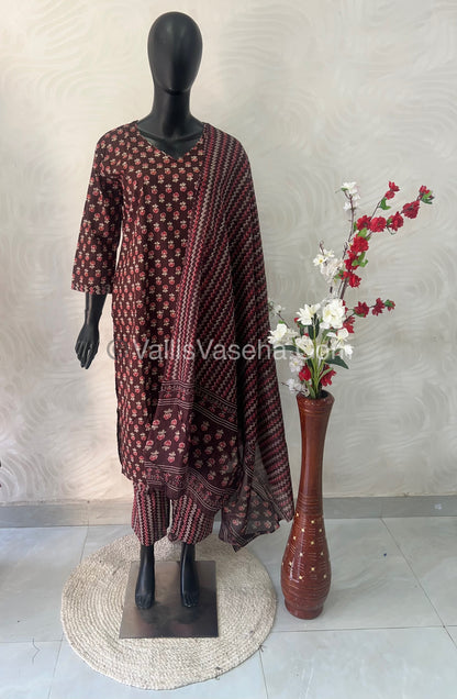 Ready Made - Salwar, Kameez & Duppatta(3pc) - Printed - VVRBS005