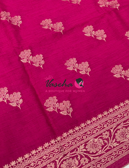 Banarasi - Heritage Silk - Semi Kathan Silk -  Pink Shade - VVBHS011