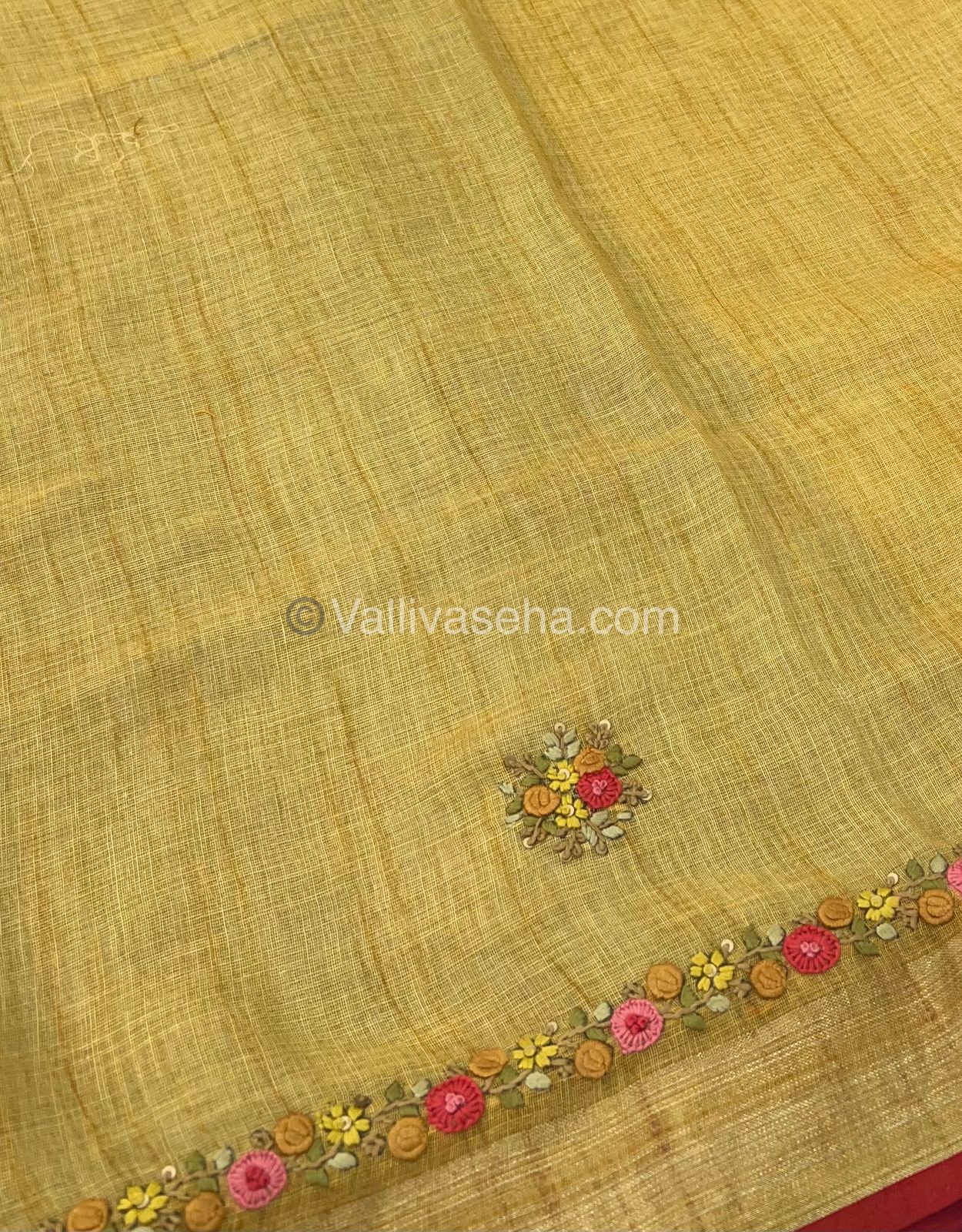 French Knot - Tissue Saree -  VVLFN001