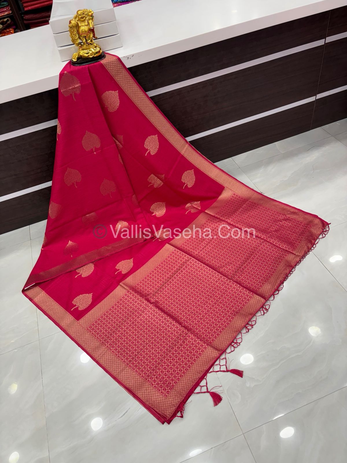 Banarasi - Heritage Silk - Semi Kathan Silk -  Peach Shade - VVBHS007