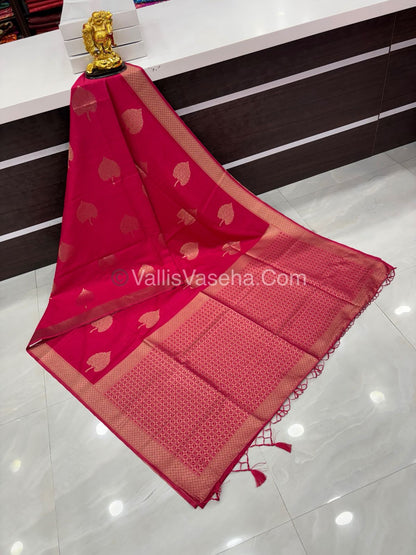 Banarasi - Heritage Silk - Semi Kathan Silk -  Peach Shade - VVBHS007