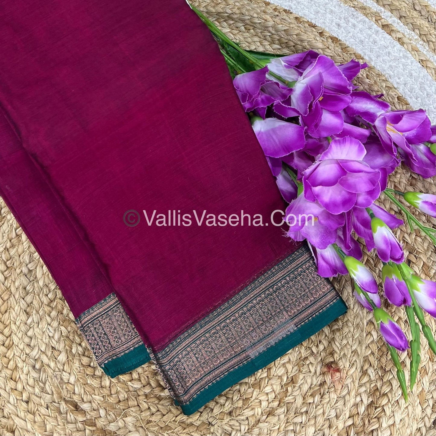 Dhaka Cotton Saree - VVDCS002