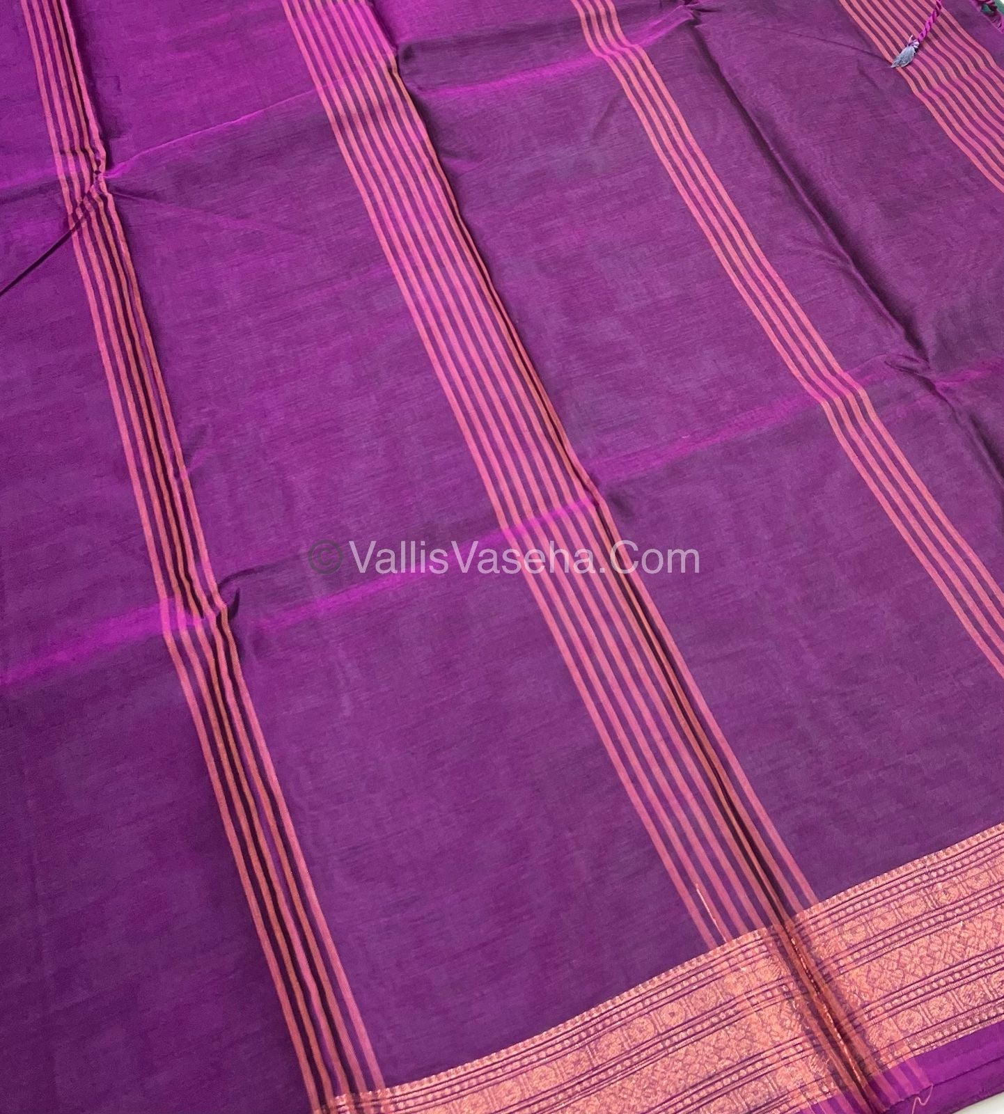 Dhaka Cotton Saree - VVDCS001