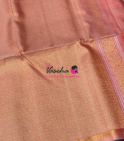Pure Soft Silk Saree  - Pazhum Pazhamum Checks - VVPSS092