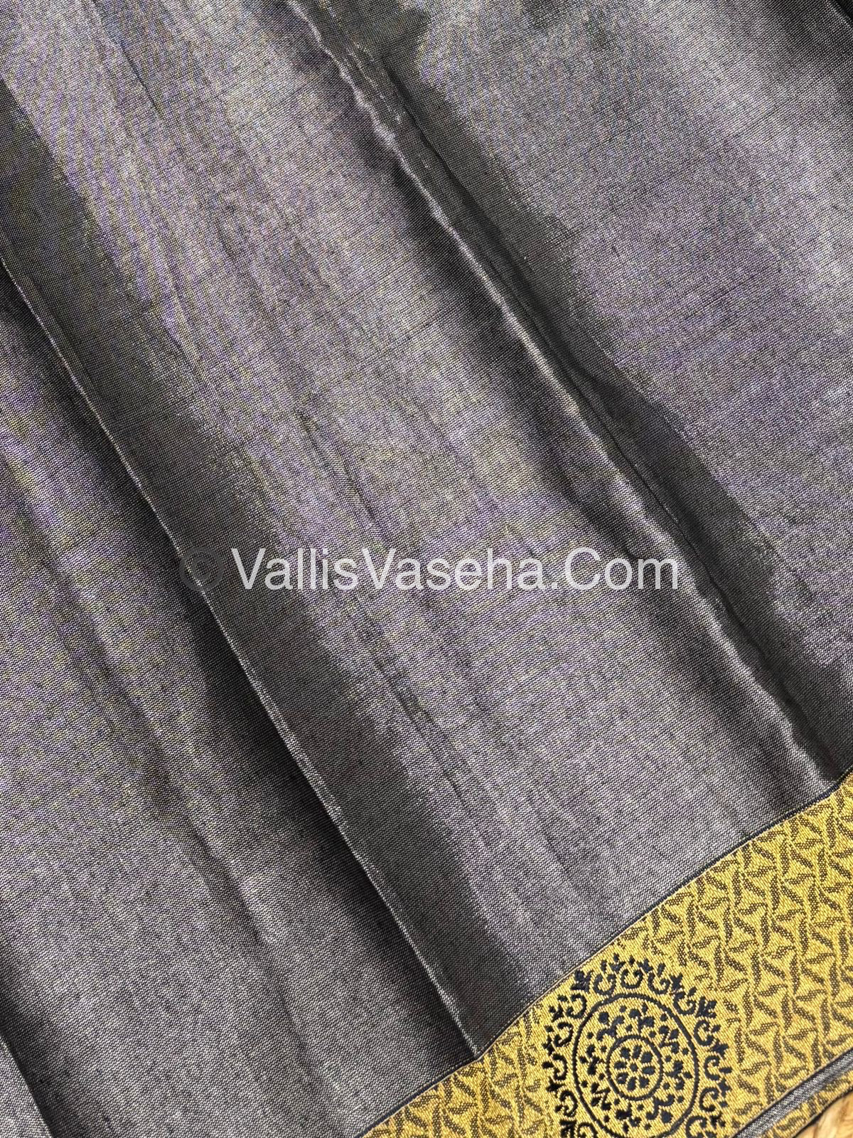 50% less - Offer Saree - Semi Tissue Saree   - VVDS006