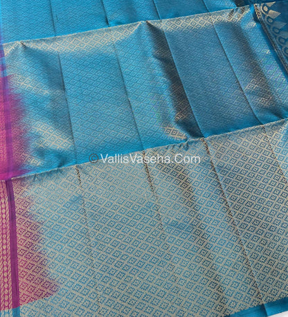Half Mix - Pure Soft Silk Saree - VVPSS031