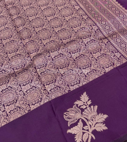 Semi Soft Silk - Purple Shade -VVSSS019