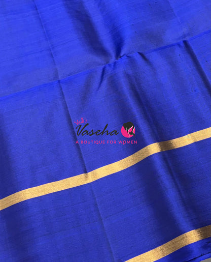 Pure Soft Silk Saree  - Light Lavender & Blue Combo - VVPSS138