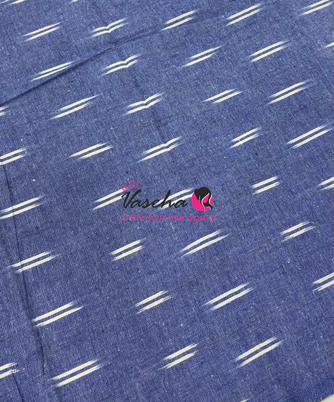 Ikkat Mercerised Cotton Saree - Single Ikkat - VVIKS001