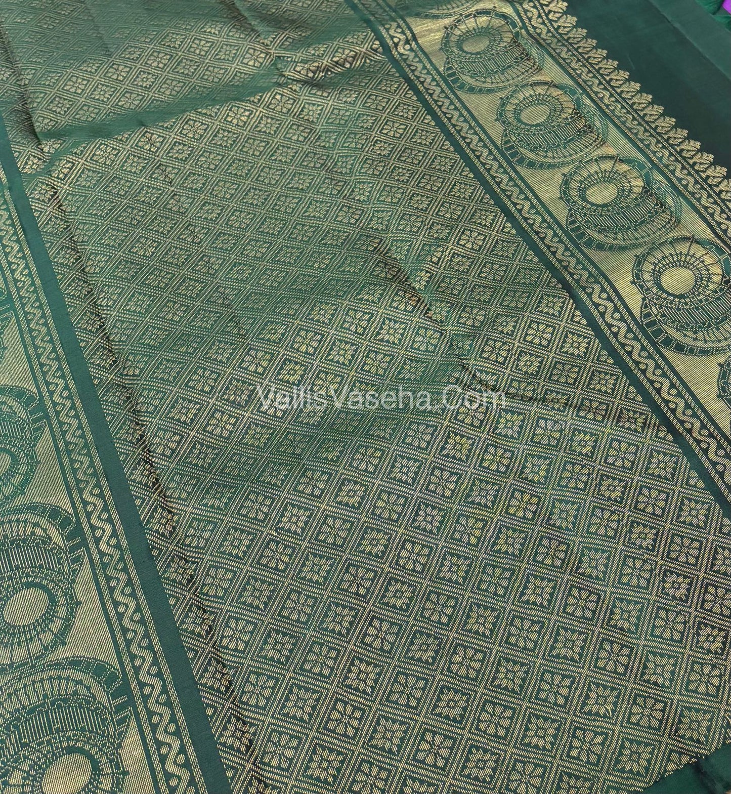 Half Mix - Pure Soft Silk Saree - VVPSS044