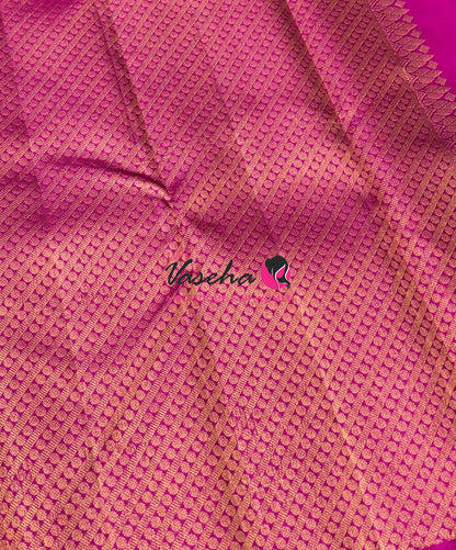 Pure Kanchipuram Silk Saree - Pazhum Pazhamum Checks - VVPS083