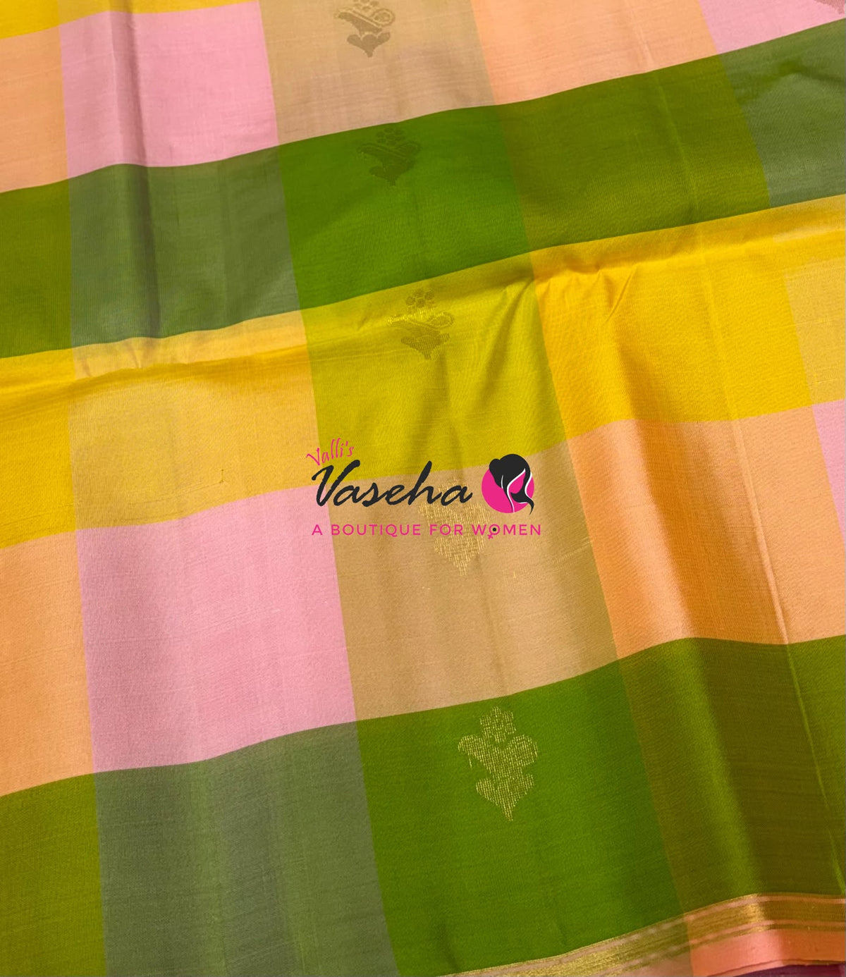 Pure Soft Silk Saree - Partly Pallu -  Half & Half Saree - VVPSS088