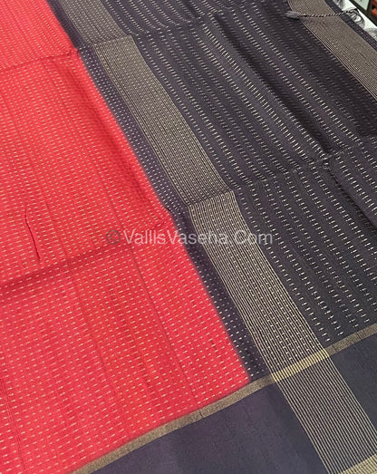 Semi Tussar Silk - Vairavoosi Design - VVSTS037