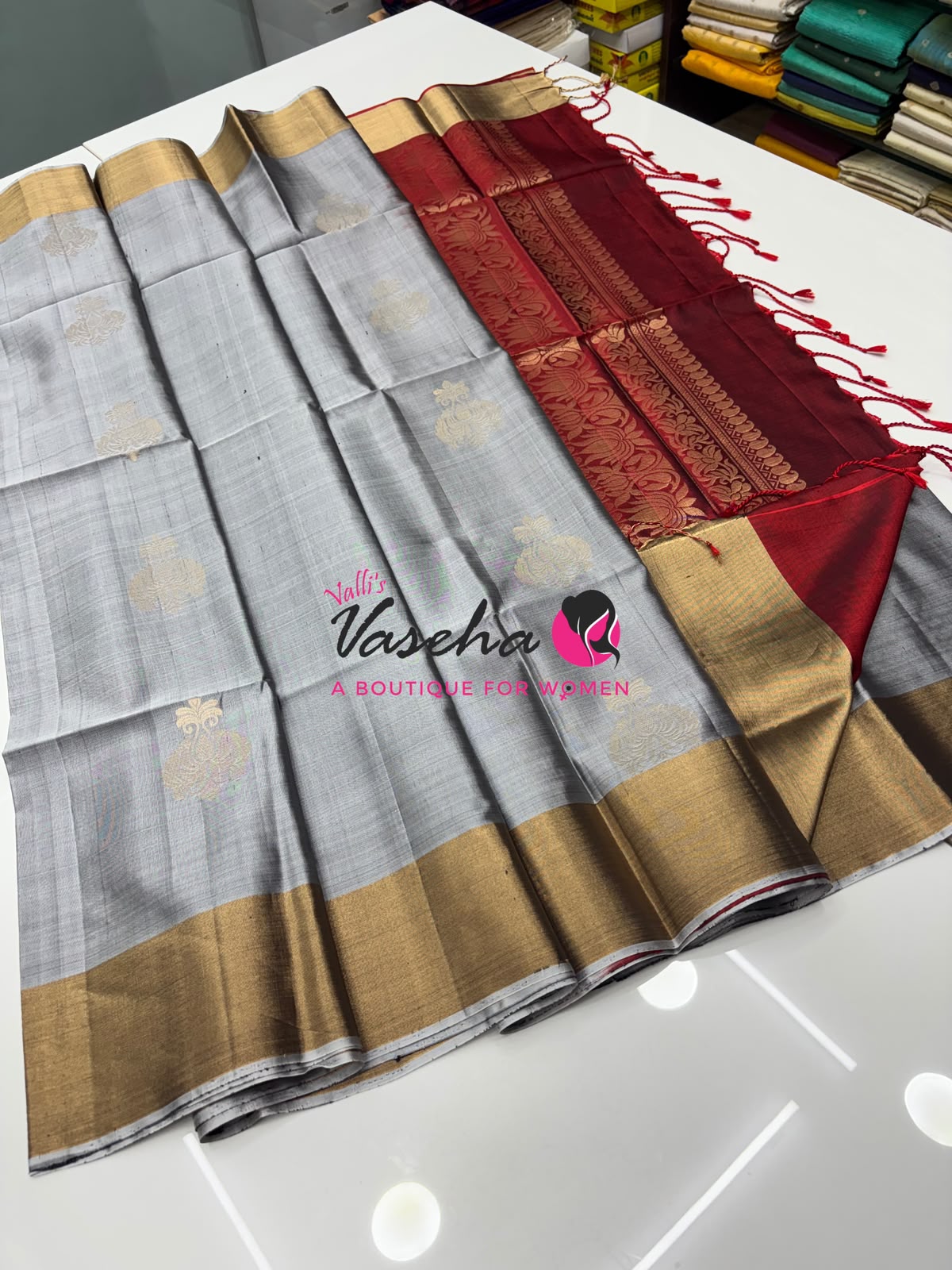 Pure Soft Silk Saree - Happy Sale - 15%less - VVAD001