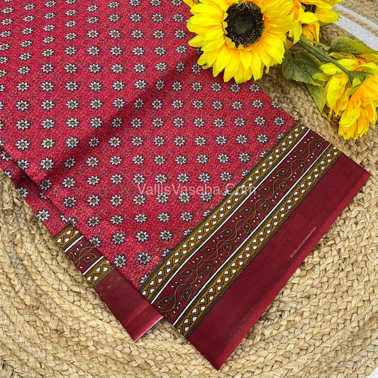 Pure Cotton Voile Saree | VVPVS001