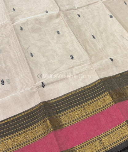 Kanchi Cotton Saree - VVKCS017