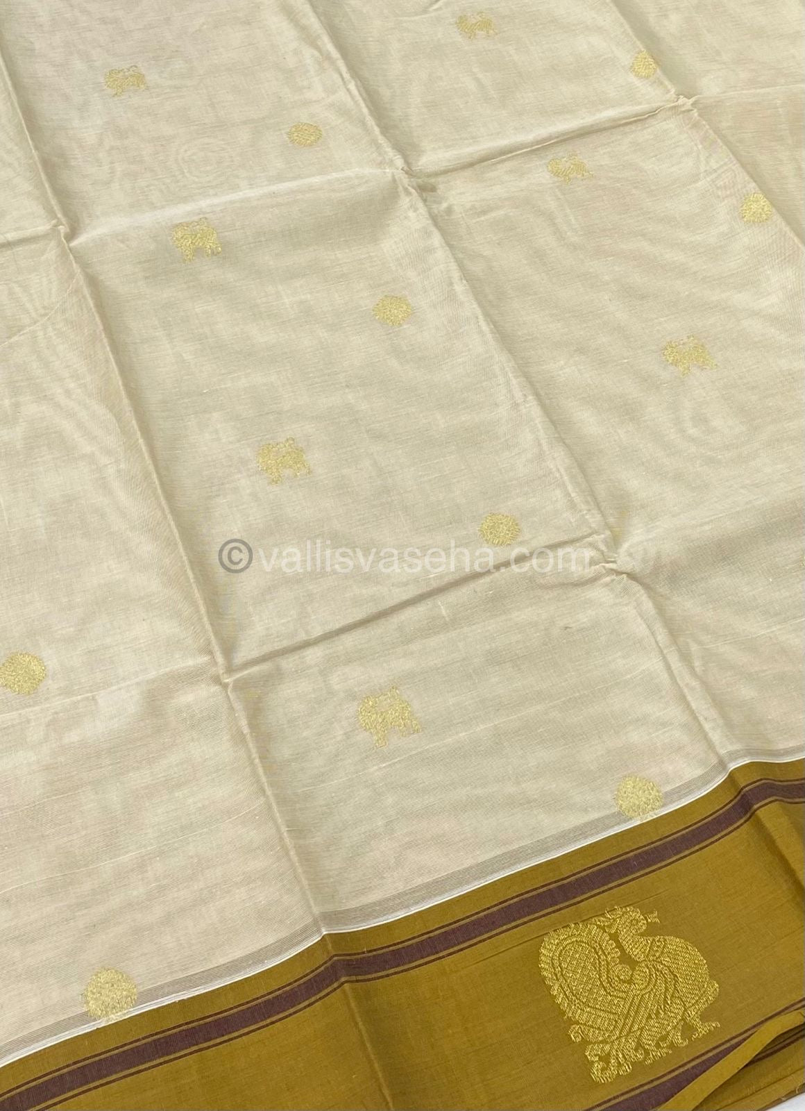 Premium Kanchi Cotton Saree - VVKCS004