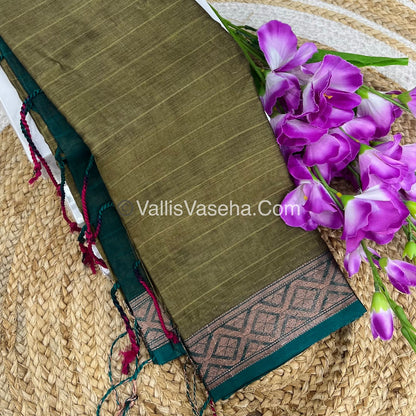 Dhaka Cotton Saree - VVDCS002