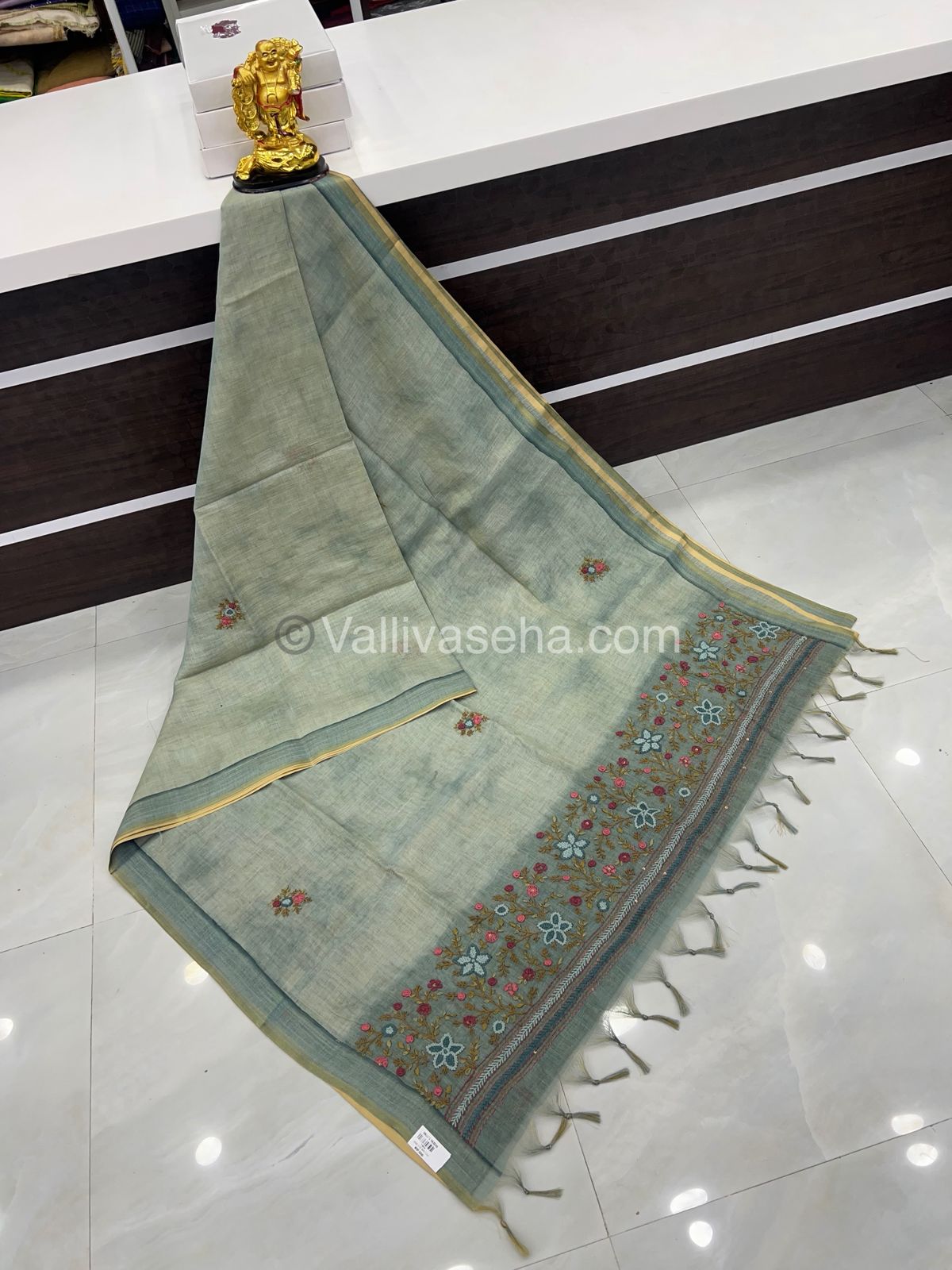 French Knot - Tissue Saree -  VVLFN001