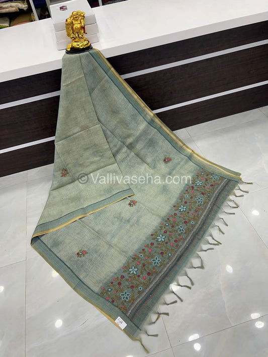 French Knot - Tissue Saree -  VVLFN001