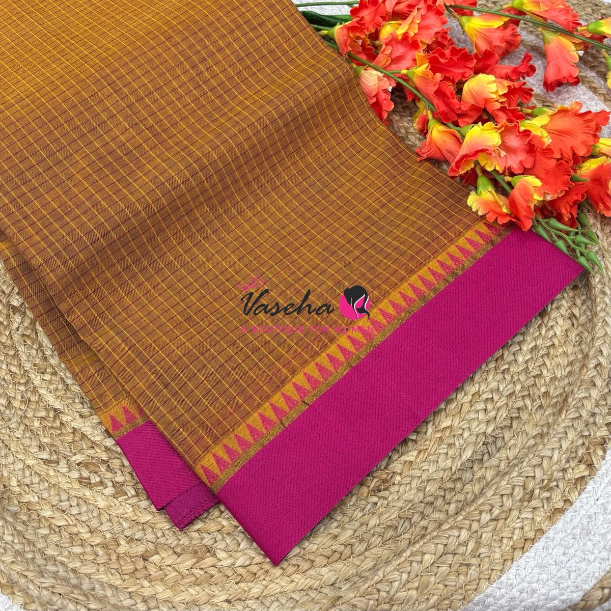 Chettinadu Cotton Saree - VVCCS003