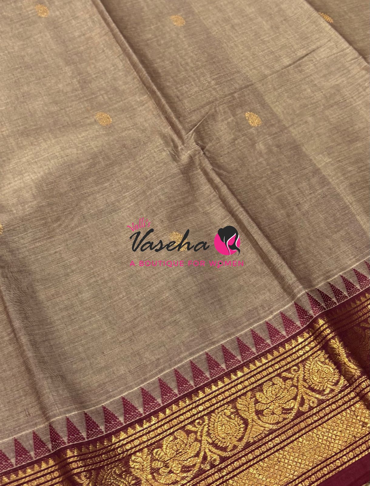 Kanchi Cotton Saree - VVKCS026