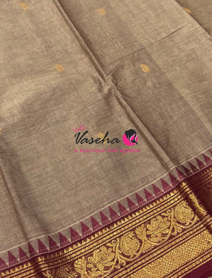 Kanchi Cotton Saree - VVKCS026