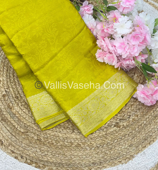 Semi Viscose / Semi Mysore Crepe Silk Variety - Embossed Design - VVSMC002