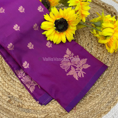 Semi Soft Silk - Purplish Pink Shade -VVSSS019