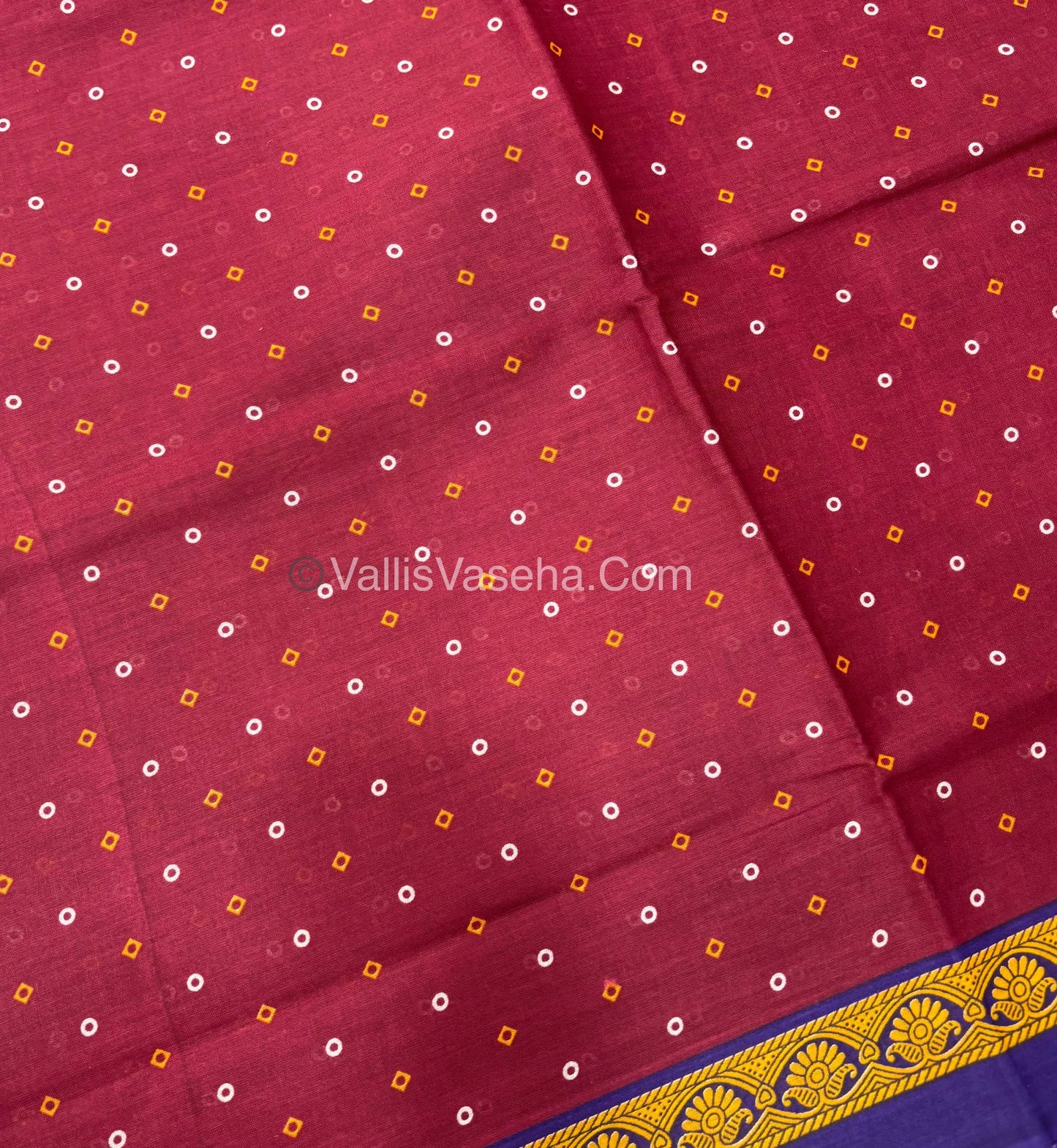 Pure Cotton Voile Saree | VVPVC005