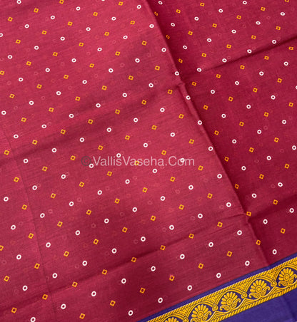 Pure Cotton Voile Saree | VVPVC005
