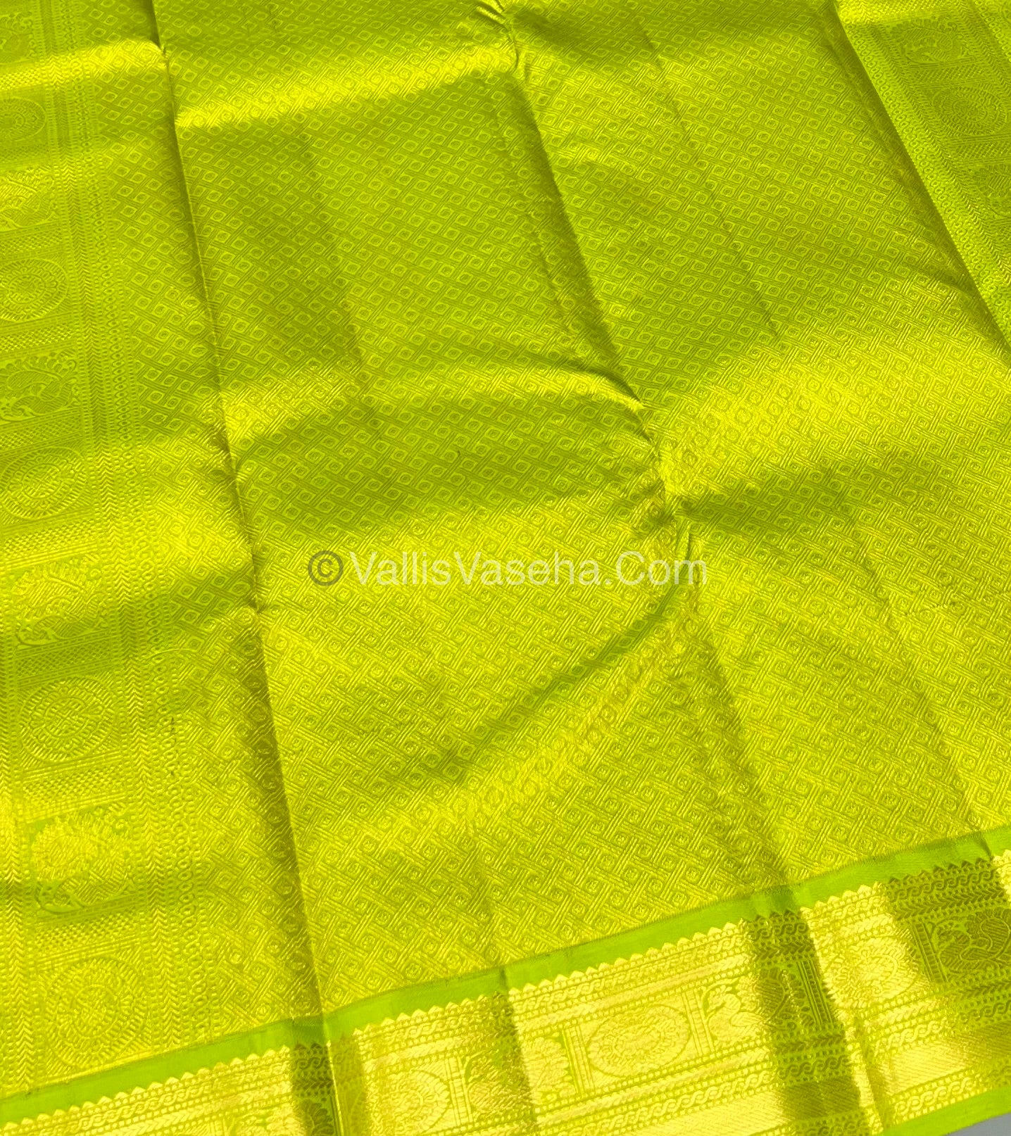 Pure Kanchipuram Silk Saree - Purplish Wine & Green Combo - VVPS014