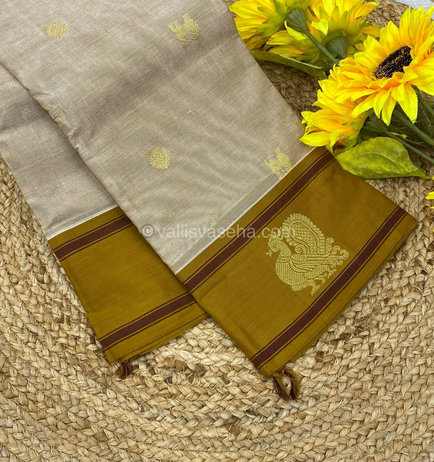 Premium Kanchi Cotton Saree - VVKCS004