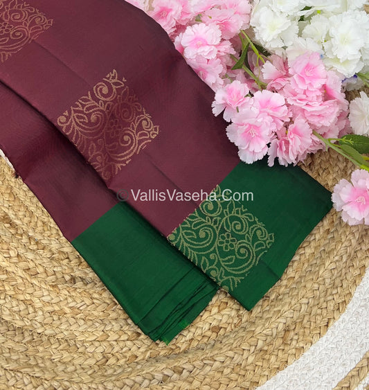 Half Mix - Pure Soft Silk Saree - VVPSS030