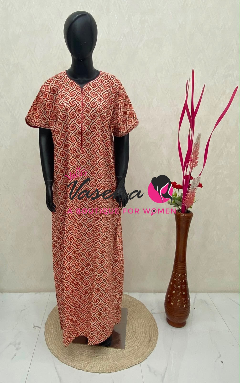 XXL Size - Nighties - Zip Nighties - VVJN001