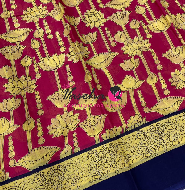 Pure Soft Mul  Cotton Sarees - -VVMMC012