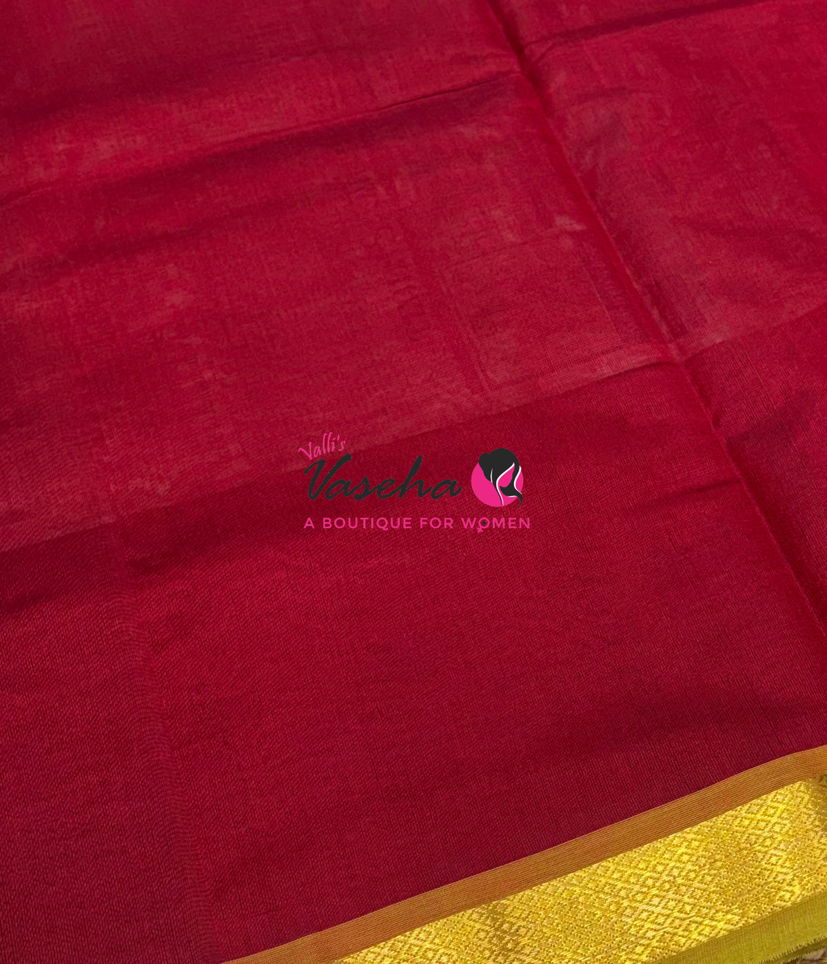 Pure Silk Cotton Sarees - Maroon  With Green - VVPSC017