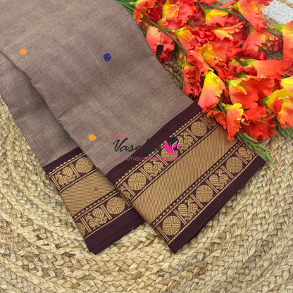 Chettinadu Cotton Saree - VVCCS003