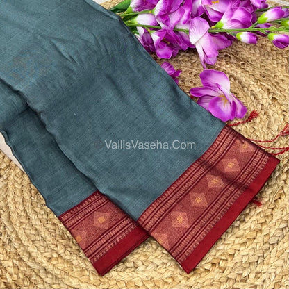 Dhaka Cotton Saree - VVDCS001
