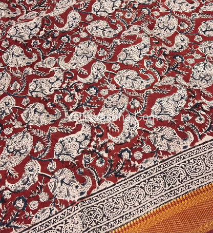 Chennur Silk | Kalamkari Prints | VVCS005