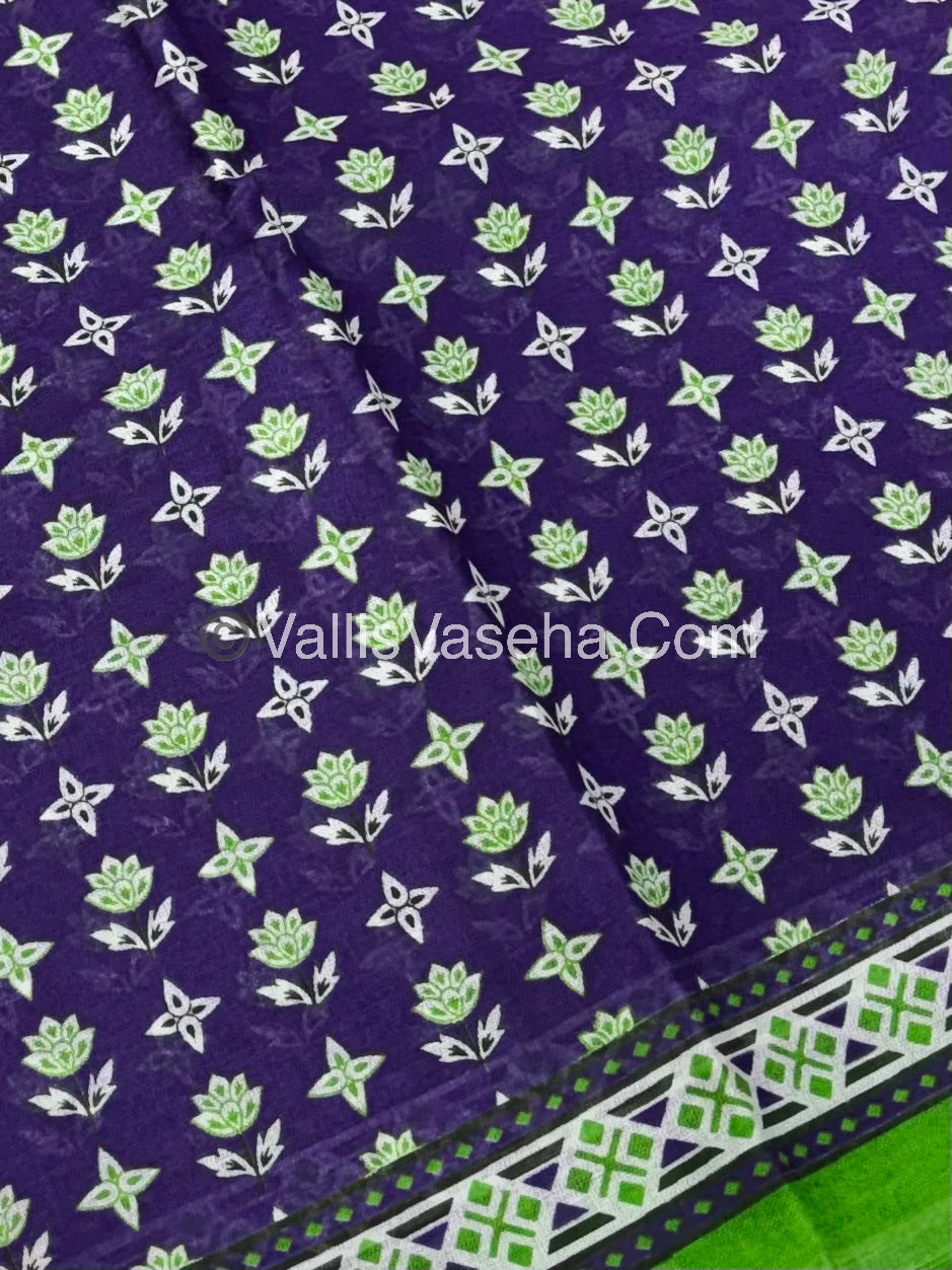 Pure Cotton Voile Saree | VVPVC001