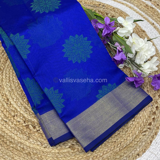 Banarasi - Kora Tanchoi - Semi Soft Silk Saree - VVKTS001