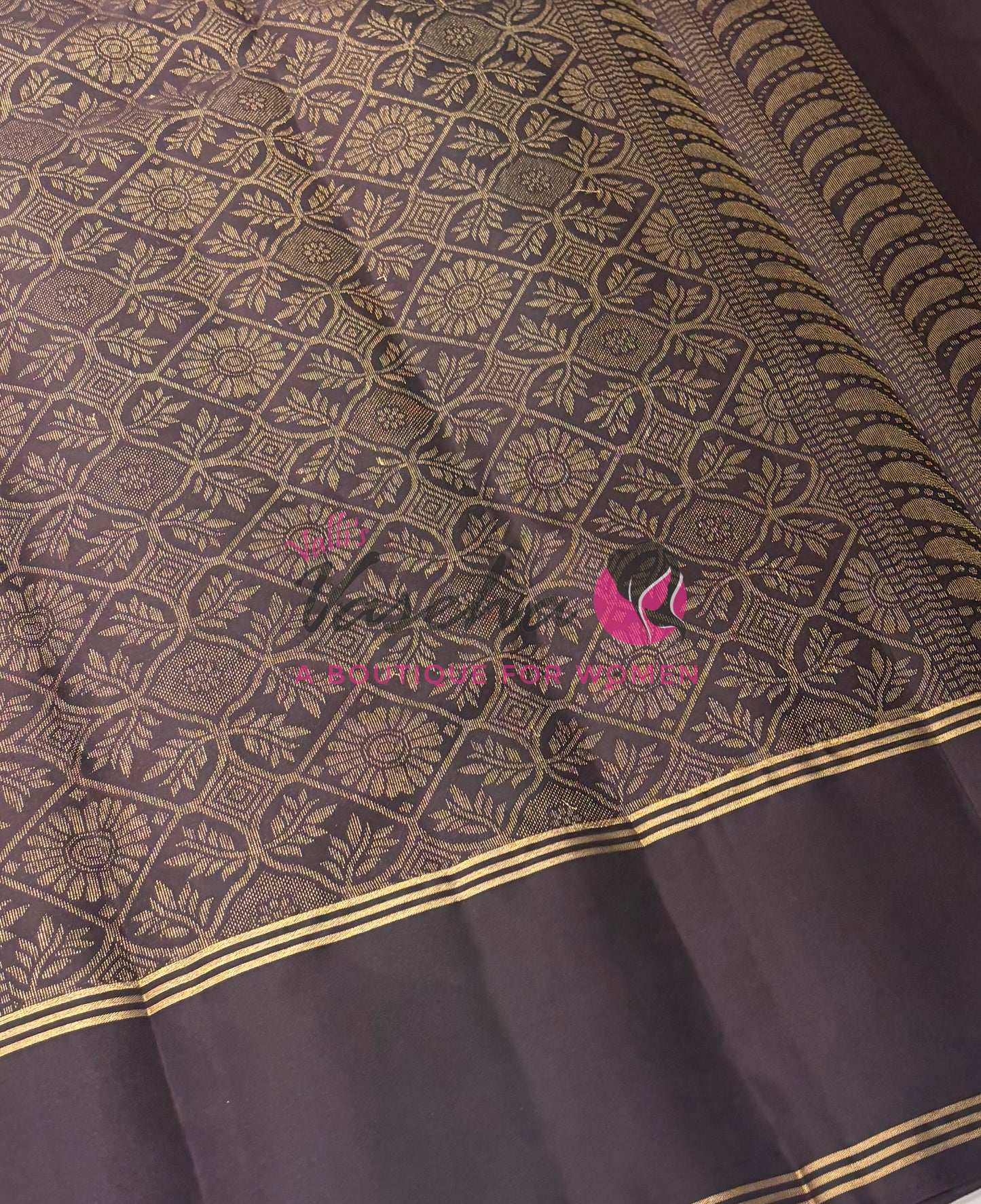 Half Mix - Pure Soft Silk Saree - Long Retta Petta Border with Butta - VVPSS105