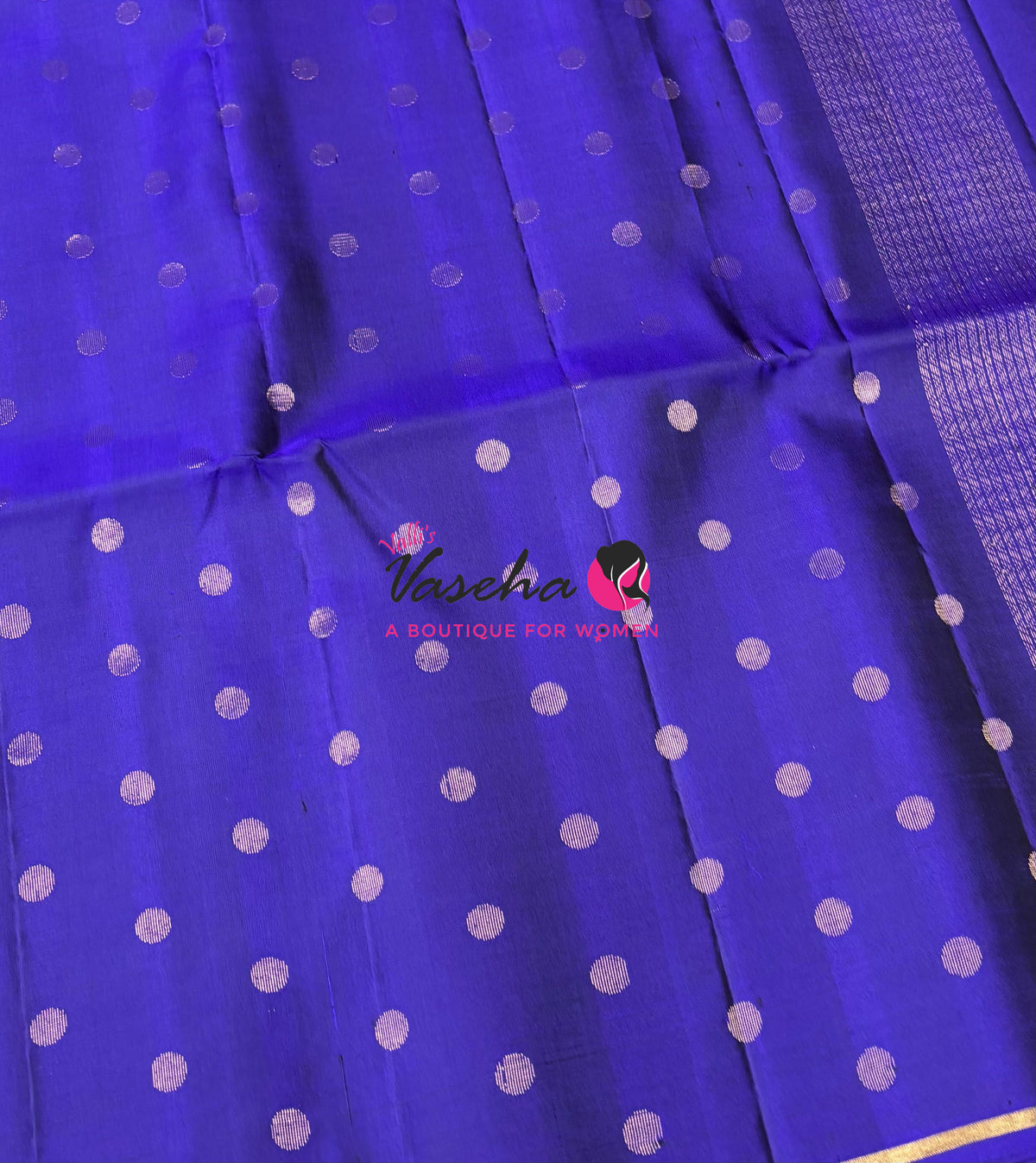 Pure Soft Silk Saree  - Blue Shade - VVPSS151