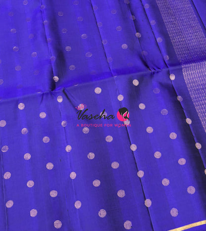 Pure Soft Silk Saree  - Blue Shade - VVPSS151